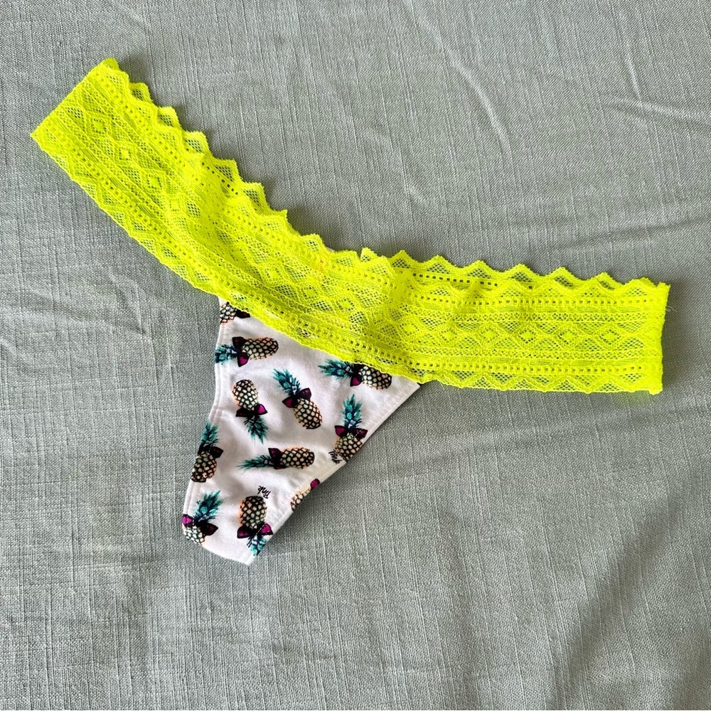 Vintage Victoria’s Secret Pink Extra Low Rise Thong Panty